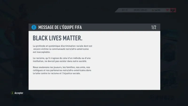 FIFA Black Lives Matter