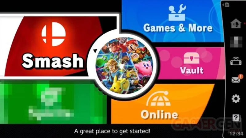 news smash bros direct menu