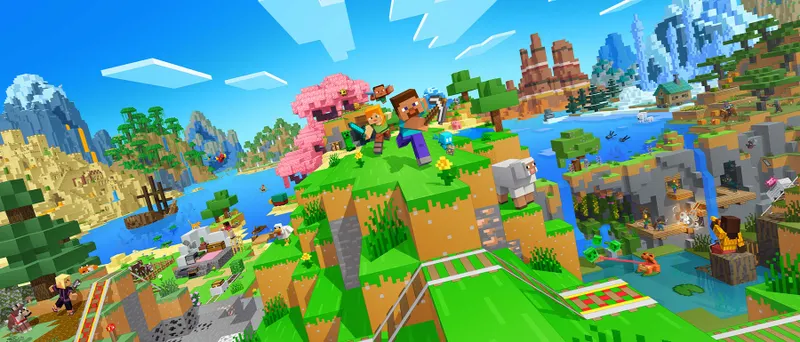 Imagen oficial de Minecraft asociada al anuncio de Nintendo Switch 2