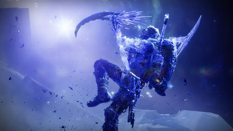 Destiny 2 Guardian fighting a powerful boss in a dangerous area before a difficult activity