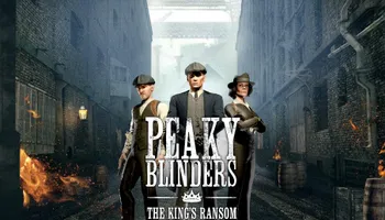 Peaky Blinders : The King's Ransom deux hommes une femme dans les rues