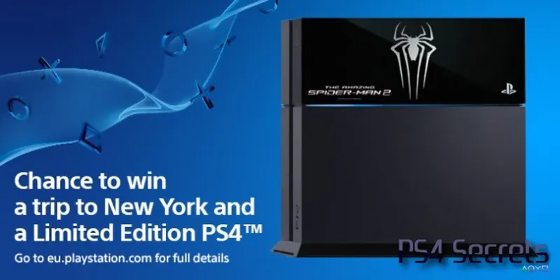 Une playstation 4 aux couleurs de Spider man 2