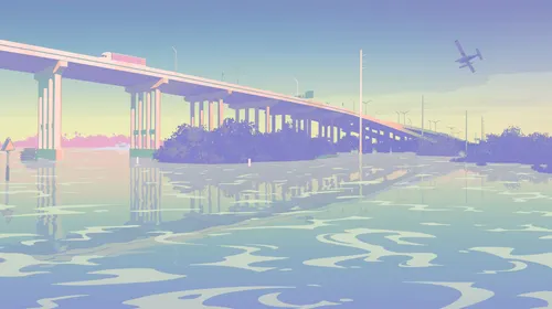 GTA 6 gameplay : image officielle de Vice City et Leonida sur le site Rockstar