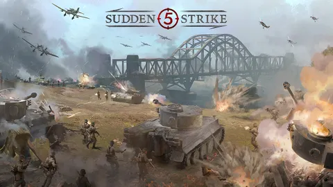 Sudden Strike 5 trailer avec soldats et blindés sur le front de la Seconde Guerre mondiale