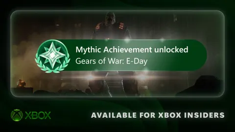 Xbox Mythic Achievements : visuel Xbox avec Gears of War : E-Day