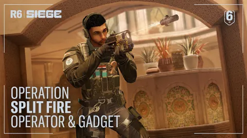 Official Rainbow Six Siege visual associated with Operation Split Fire