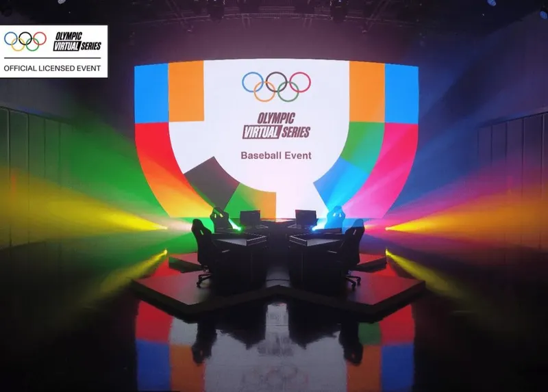 Compétition de baseball lors des Olympic Virtual Series