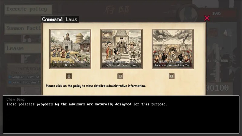 The Three Kingdoms of Shadows : Xuzhou, capture officielle Steam