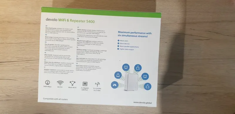 test Devolo WiFi 6 repeater 5400