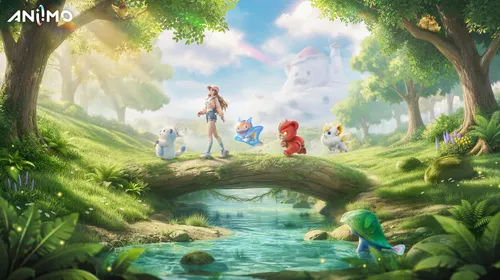 Aniimo montre un monde créature-catching lumineux et lisible