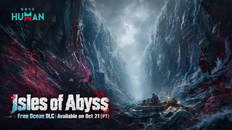 Once Human : visuel de présentation du scénario de survie Isles of Abyss