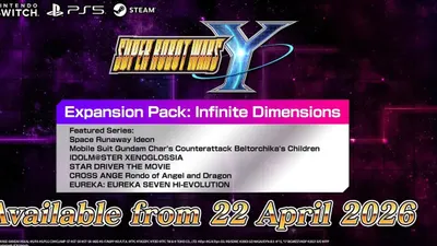 SUPER ROBOT WARS Y DLC : visuel officiel du pack d’extension et des mechas ajoutés