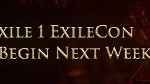 Path of Exile 1 ExileCon, visuel officiel de l’annonce des qualifications