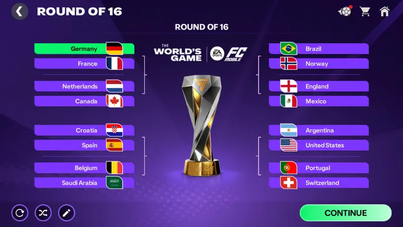 EA SPORTS FC Mobile affiche son tournoi mondial et ses tableaux de compétition