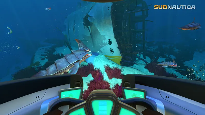 Faune hostile de Subnautica dans une zone profonde rappelant pourquoi il faut garder une sortie claire en Lost River