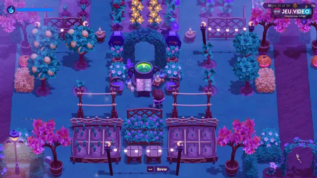 Moonlight Peaks test key art officiel avec logo et ambiance vampire cosy