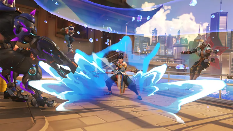 Capture officielle de Overwatch 2 montrant le contexte de gameplay pour l'étape 2 du guide joueur