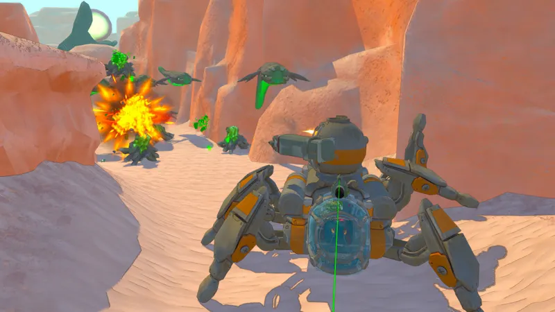 CRAWLER : objectifs et progression d’une mission VR