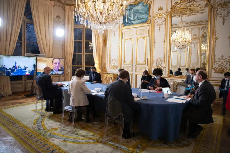 Le premier ministre Jean Castex a dirigé le premier comité France 2030 au début du mois de février.