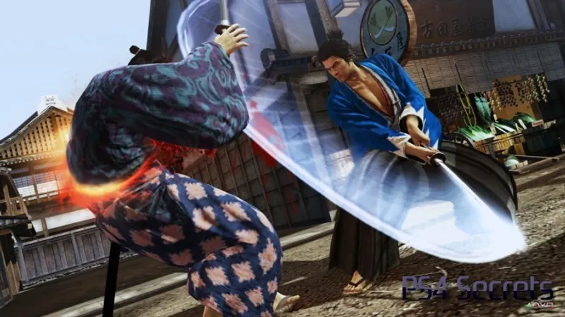 Des images de Yakuza Ishin sur ps4