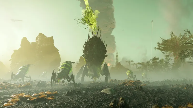 Official HELLDIVERS™ 2 Steam artwork accompanying the post-mission review routine