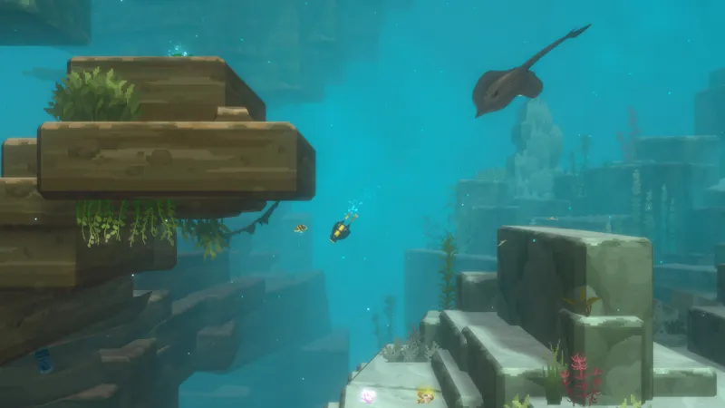 Un prédateur dans le lac de DAVE THE DIVER In the Jungle