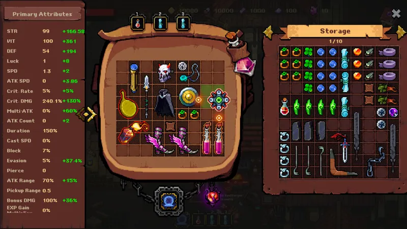 Capture officielle Steam de Soulforge Lost Path illustrant son décor fantastique sombre