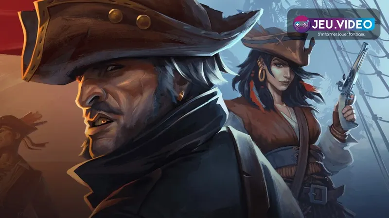 Windrose mise à jour montrant le héros pirate et l’univers de survie en mer