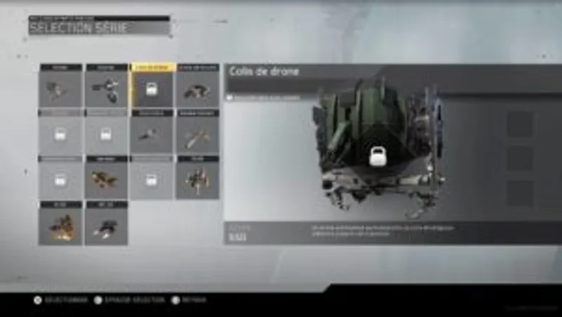 Bonus de séries de points colis-de-drone