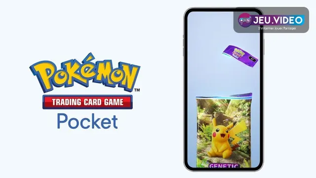 Pokémon Pocket Aura palpitante sur mobile avec ouverture de booster
