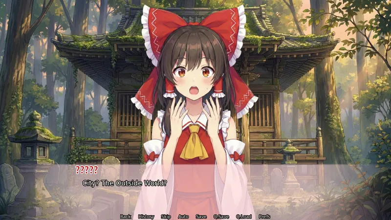 Troisième capture officielle Steam en haute résolution de Touhou : Beyond Gensokyo