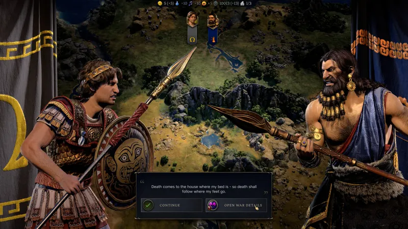 Visuel officiel de Civilization VII utilise comme contexte de gameplay pour la section 2 de l'article