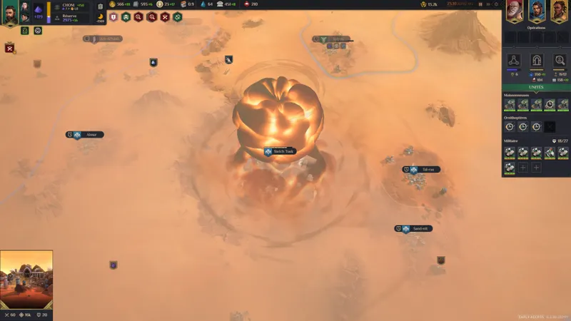 Explosion d'une atomique sur un QG ennemi