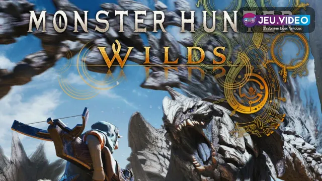 Image officielle de Monster Hunter Wilds montrant le chasseur face à un monstre pour un guide de build débutant