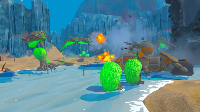 CRAWLER : capture officielle Steam de la partie à deux