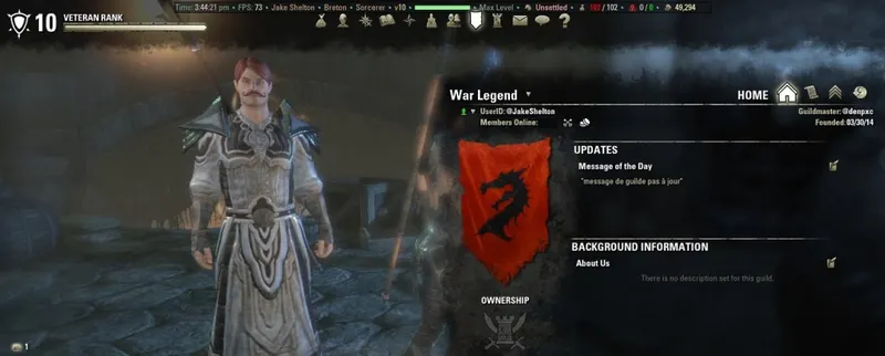 First Rang vétéran 10 Elder Scrolls Online