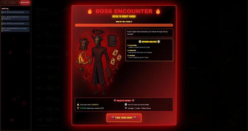 Capture d’écran officielle de Devils Due montrant un choix de progression impliquant des Lucky Charms.