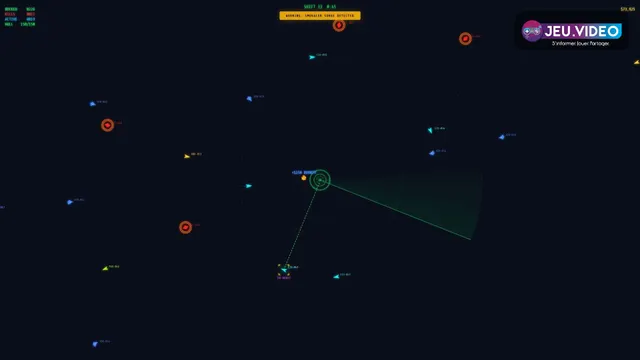 Visuel officiel d’Orbital Dispatch montrant l’univers de contrôle orbital du jeu
