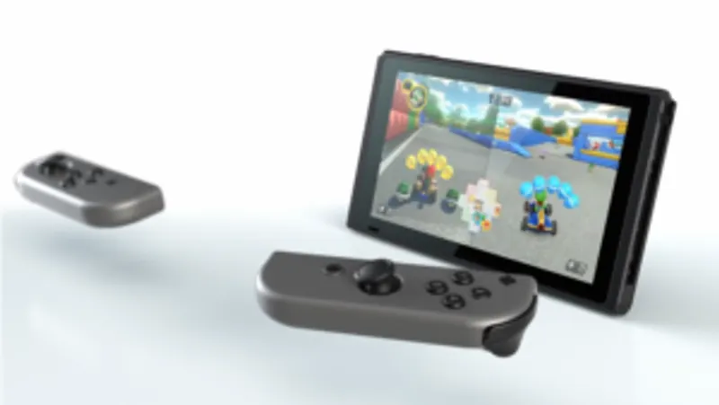 La switch, utilisée en multijoueur avec les joy-con