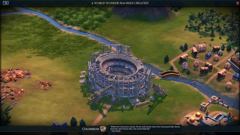 Carte de Civilization VI avec relief, ressources et frontières visibles pour contrôler le niveau de détail graphique
