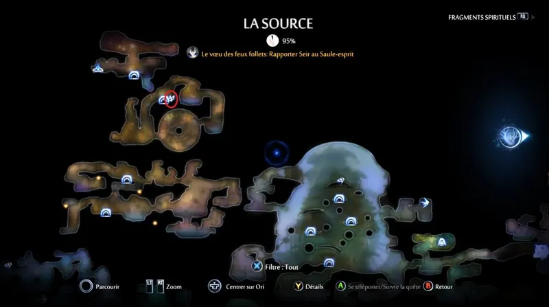 Ori and the Will of the Wisps quête "de main en main" étape 3