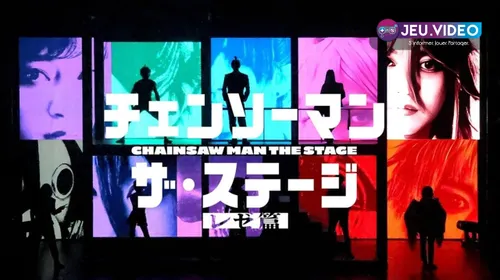 Denji et Reze dans l’adaptation théâtrale japonaise Chainsaw Man The Stage : Reze Arc