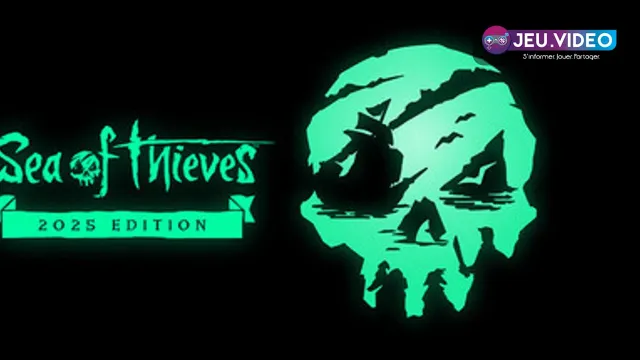 Visuel officiel de Sea of Thieves montrant un équipage pirate sur son navire avant de régler le FOV, l’audio et la manette