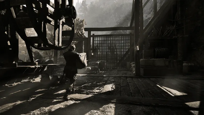 Gothic 1 Remake met en scène les routines et circulations dans une zone du camp