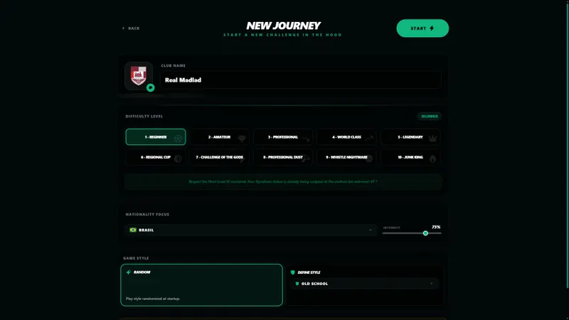 Visuel officiel de la stratégie et de la progression dans Master Foot
