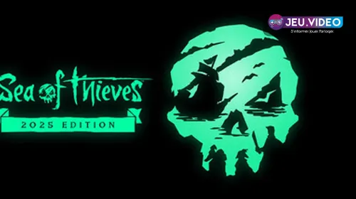 Visuel officiel de Sea of Thieves montrant un équipage pirate sur son navire avant de régler le FOV, l’audio et la manette