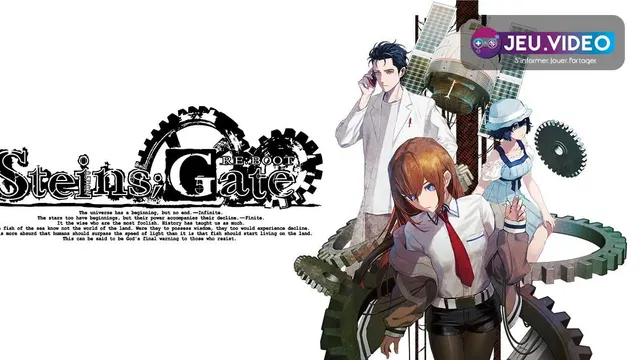STEINS;GATE RE : BOOT date de sortie avec le key art officiel et le logo du jeu