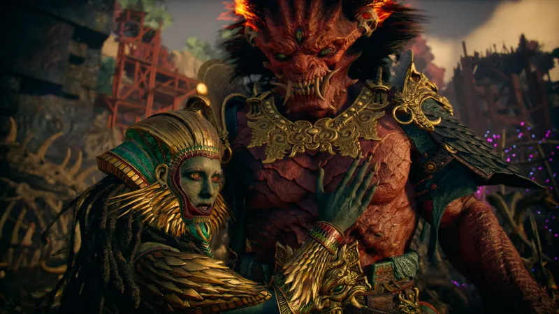 God of War Laufey montrant Sekhmet et Begtse dans l’Everywhen