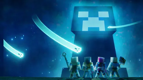 Minecraft Dungeons 2 montre le creeper géant de la bataille pour Tokyo