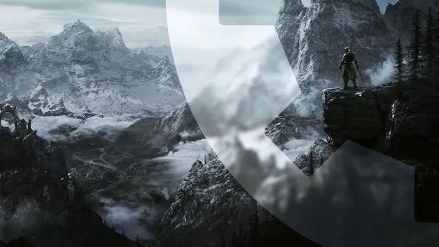 Skyrim mise à jour : vue panoramique de Bordeciel sous un ciel nuageux